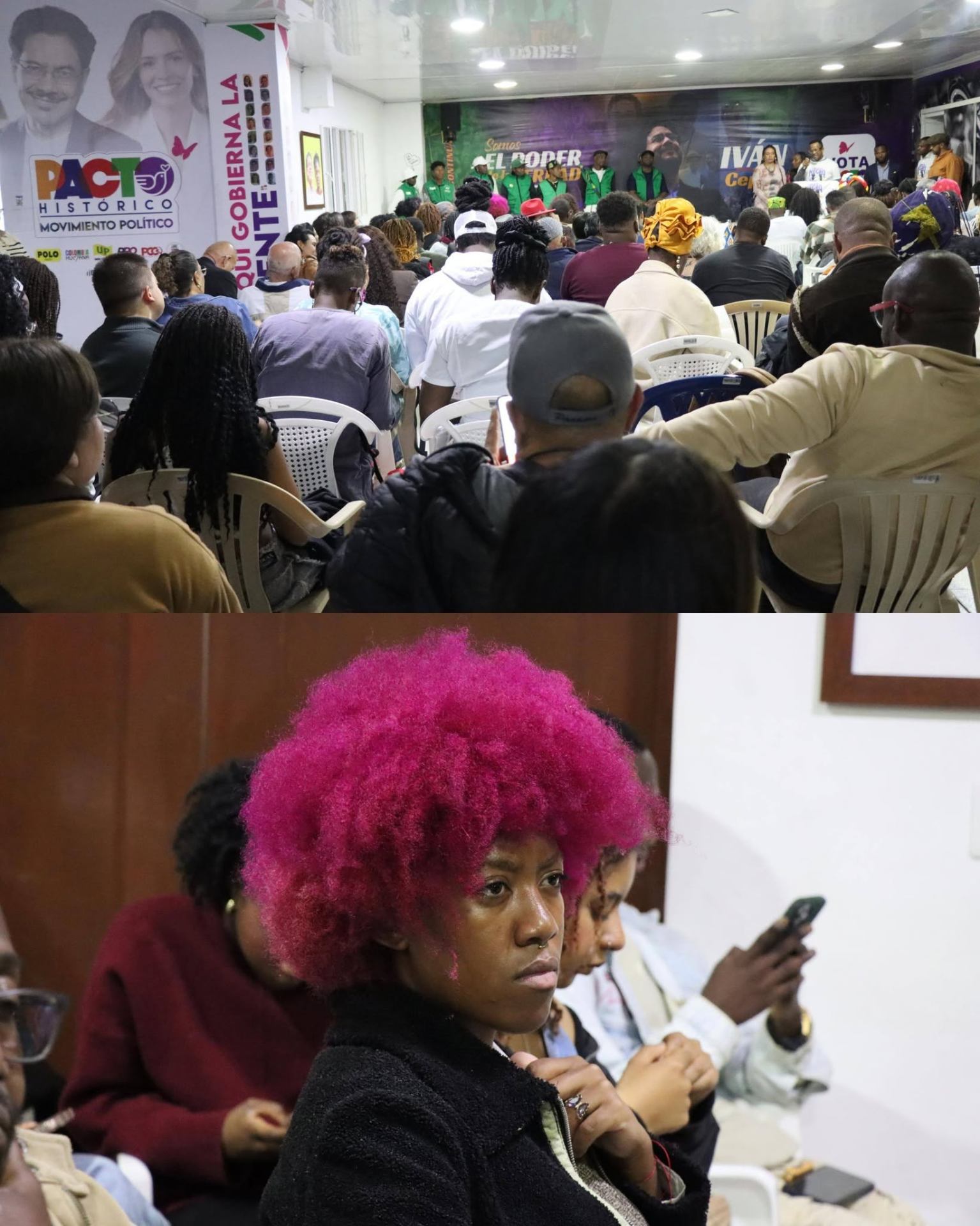 Encuentro comunitario del Frente Negro Por La Vida